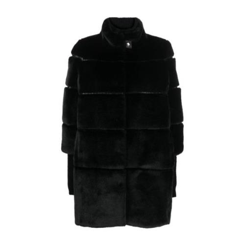 Faux Fur Shearling Jakker, Stilig og Varm