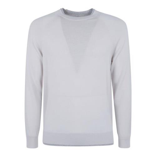 Beige Grå Crew Neck Sweatshirt