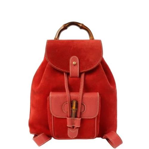 Pre-owned Suede backpacks