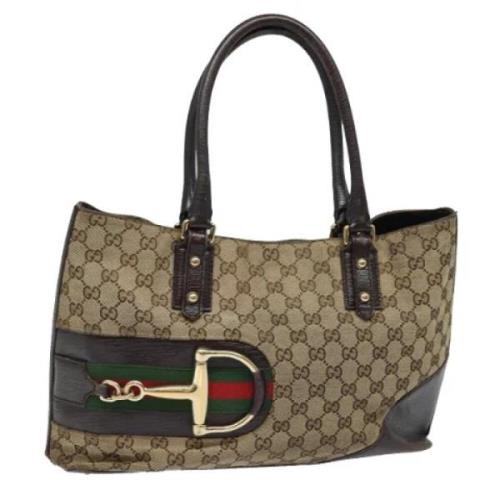 Pre-owned Canvas gucci-bags