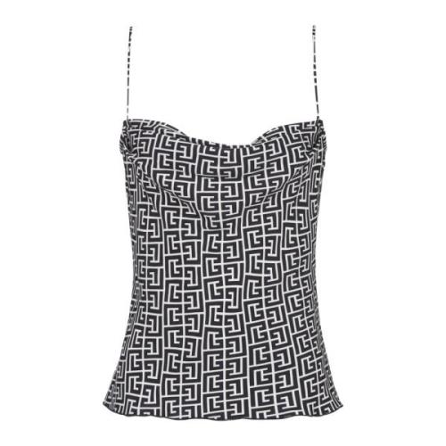 Monogrammet cami topp