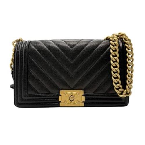 Pre-owned Leather chanel-bags