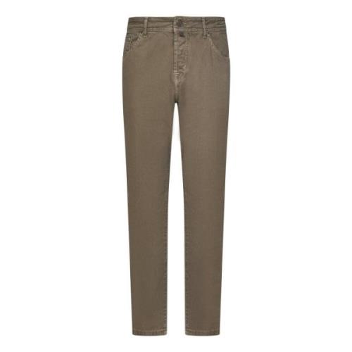 Beige Slim Fit Jeans Aw24