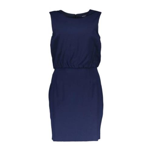 Navy Sheath Kjole Elegant Stil