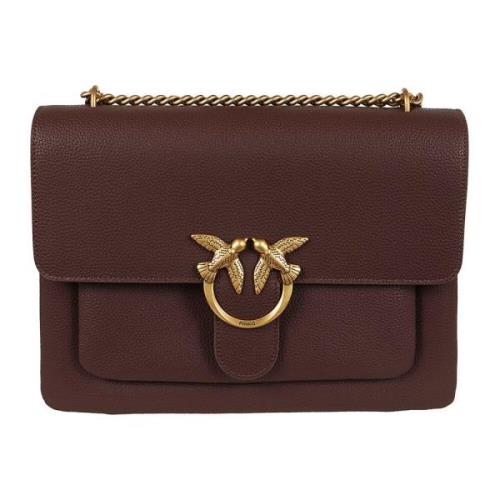 Brun Crossbody Veske Elegant Chic Stil