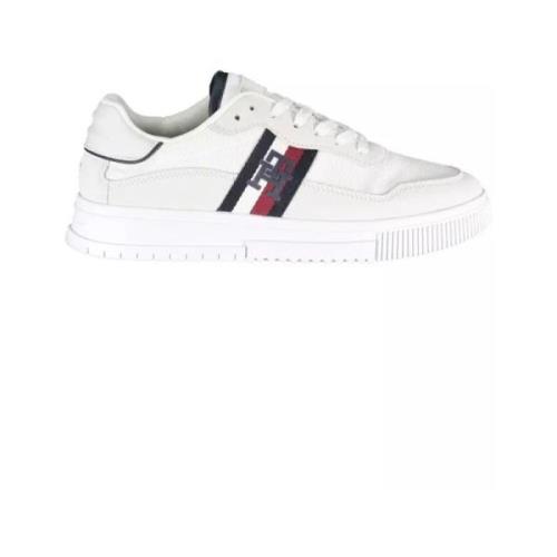 Hvit Polyester Herre Sneaker