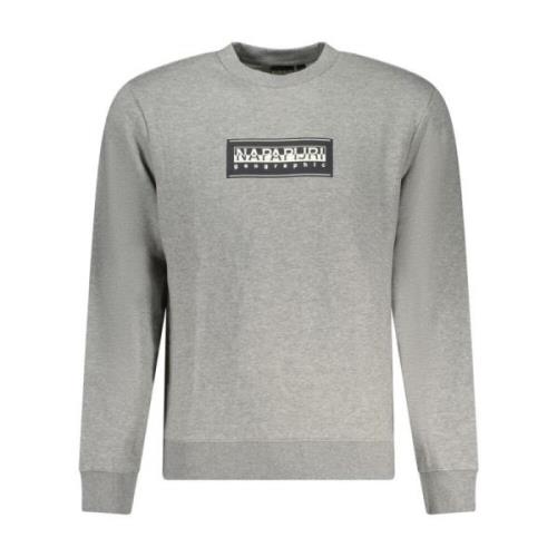 Logo Print Bomull Crew Neck Sweatshirt