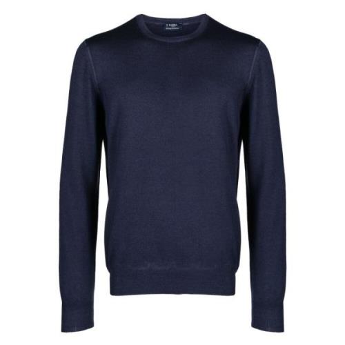 Virgin Wool Crew-Neck Strikkeplagg