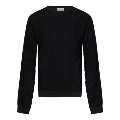 Svart Jacquard Sweatshirt Aw24