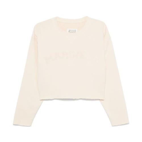 Beige Crew Neck Sweater