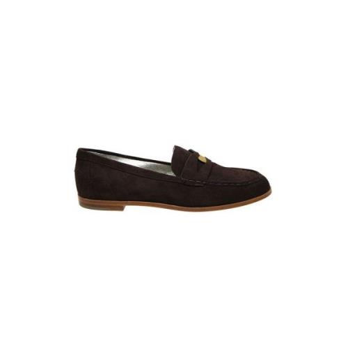 Brun semsket loafer