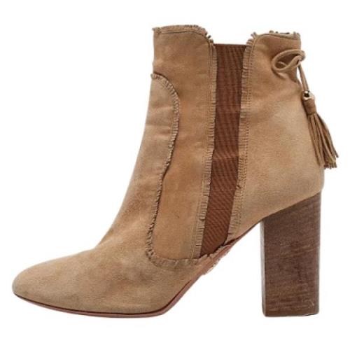 Pre-owned Suede boots