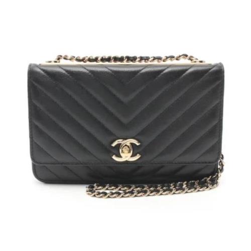 Pre-owned Leather chanel-bags