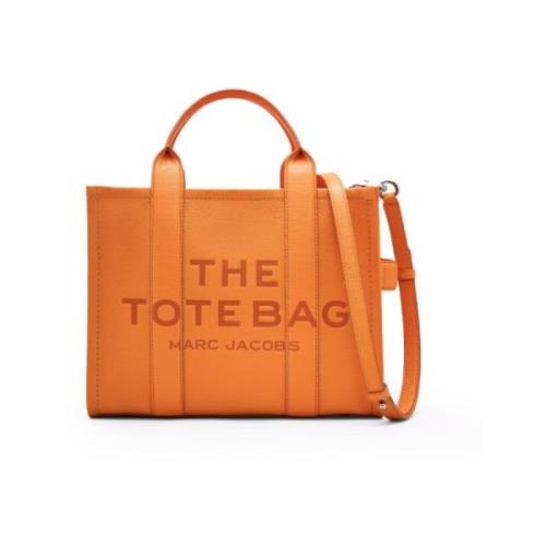 Oransje Skinn Tote Bag