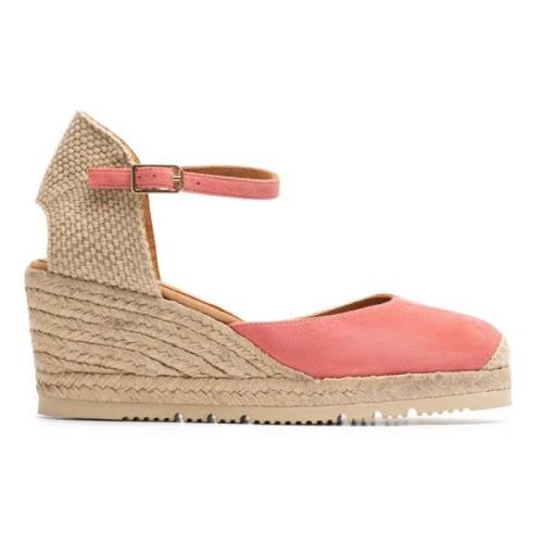 Sommer Espadrillos med Raffiahæl