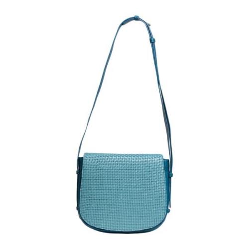 Håndvevd skinn crossbody veske