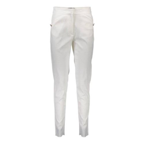 Hvite Chinos med Logo