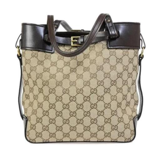 Pre-owned Canvas gucci-bags