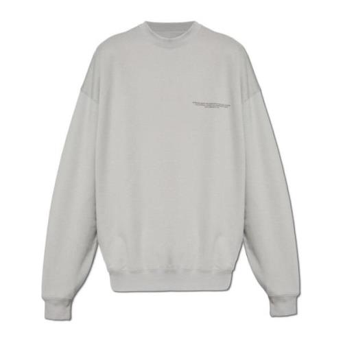 Sweatshirt med trykt logo