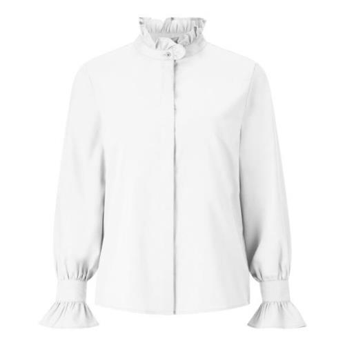 Ruffle Cotton Blouse