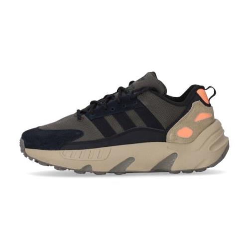 Boost Lav Topp Sneaker Shadow Olive/Grønn/Oransje