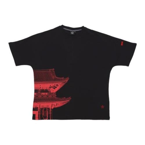 Tokyo Kimono Tee Magenta Herre T-skjorte