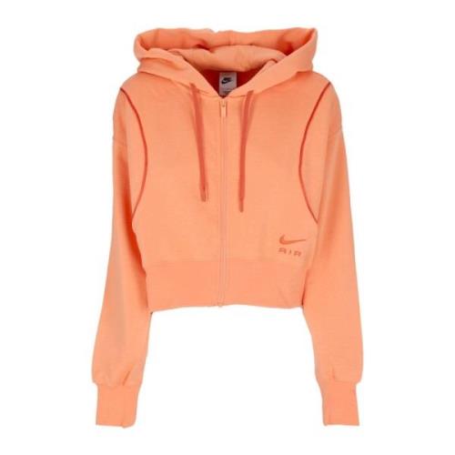 Air Fleece Zip Hoodie Orange