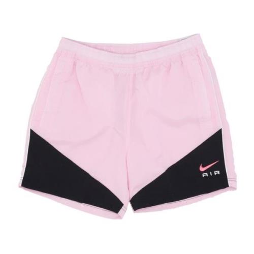 Pustende Vevd Air Shorts Rosa/Svart