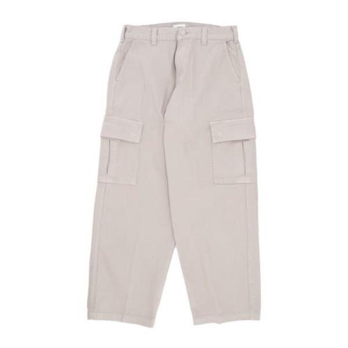 Cargo Denim Pant Silver Grey