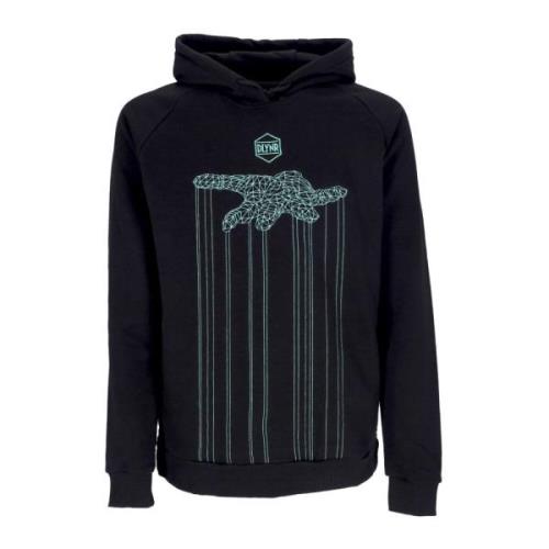 Svart Kontroll Hettegenser Lett Sweatshirt