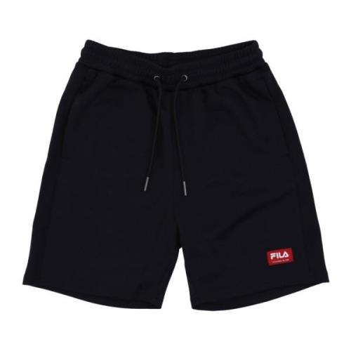 Sort Beauty Elastisk Midje Shorts