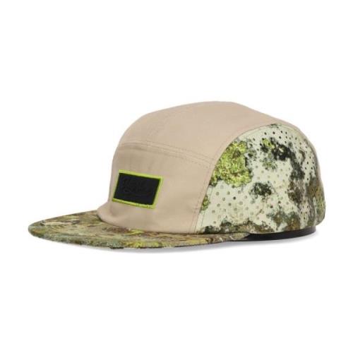 Flat visir 5-panel lue beige