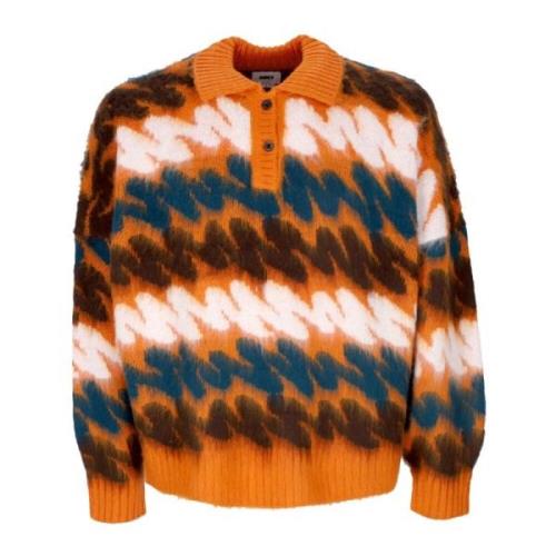 Oransje Polo Style Genser Dame