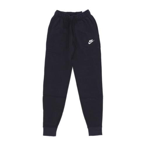 Dame Fleece Tracksuit Bukser Svart/Hvit