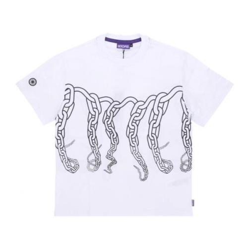 Octopus Logo Chain Tee White T-Shirt