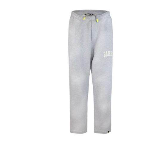 Grå Sweatpants Loose Fit Front Print