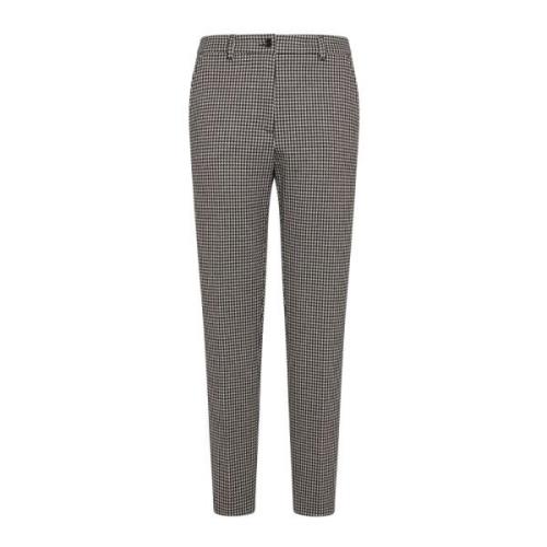 Slim Fit Ankelen Jacquard Stretch Bukser