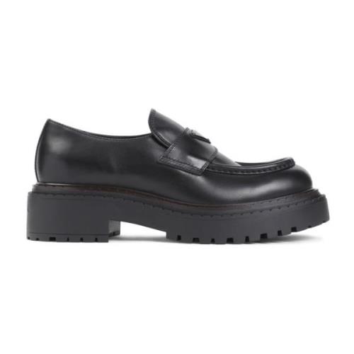 Sorte loafers for menn