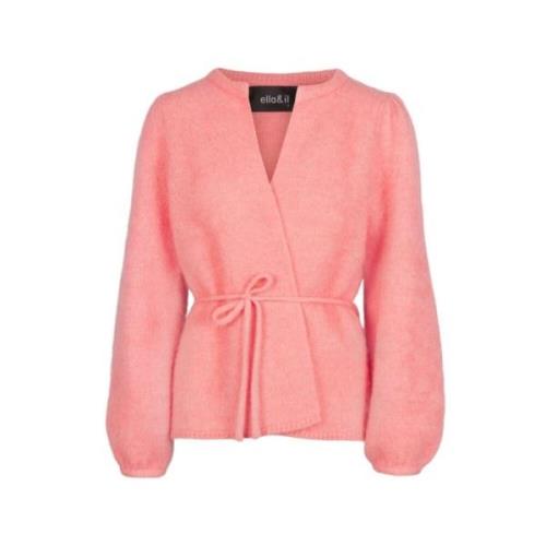 Chunky Cardigan - Peachy Pink