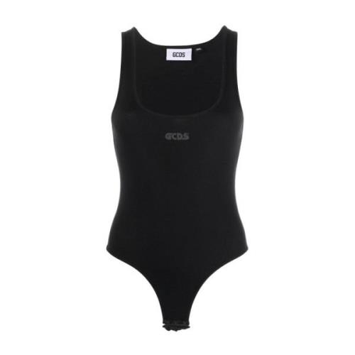 Casual Svart Body Jersey Bodysuit