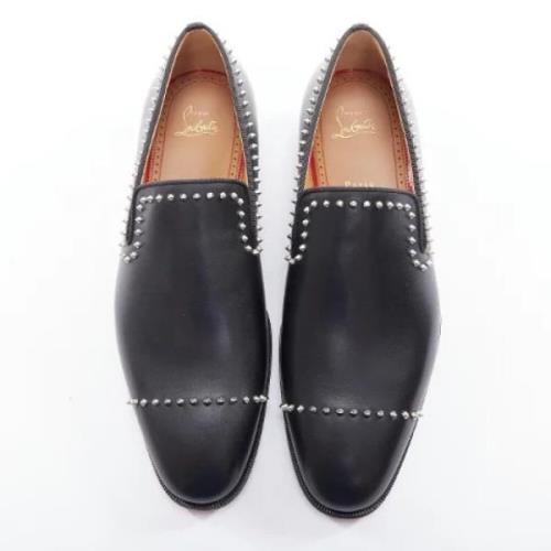 Pre-owned Leather flats