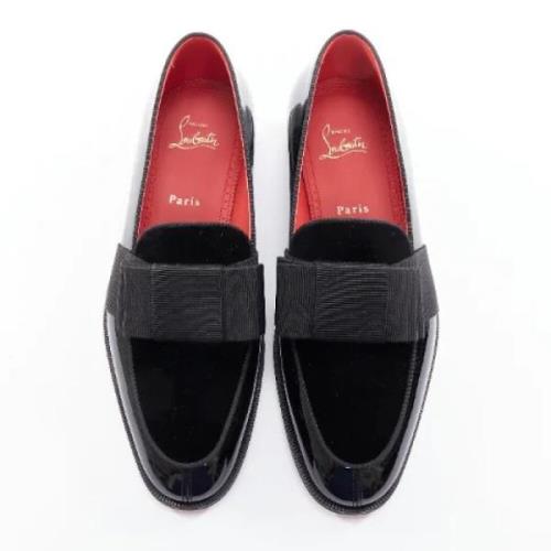 Pre-owned Leather flats