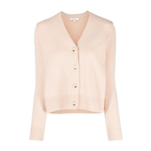 Elegant Brun Cashmere Cardigan