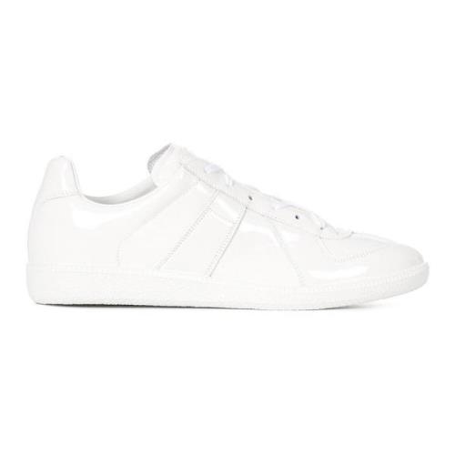 Hvite Skinn Sneakers Ss22