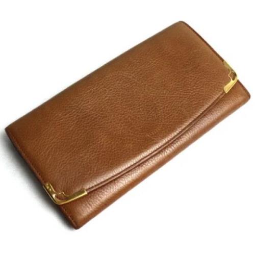 Pre-owned Leather wallets