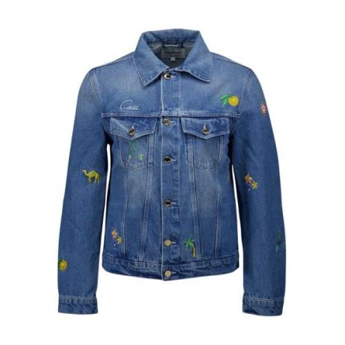 Brodert Denimjakke