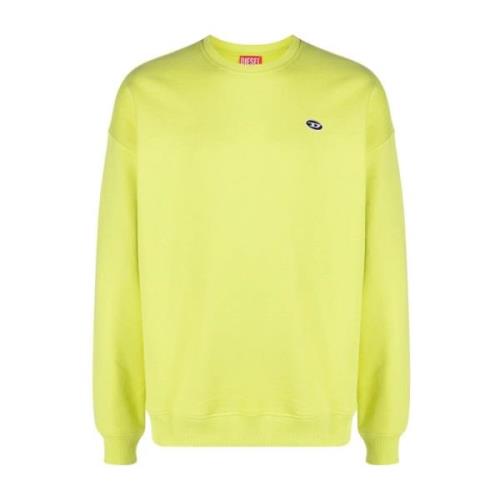 Gul Casual Sweatshirt med hette