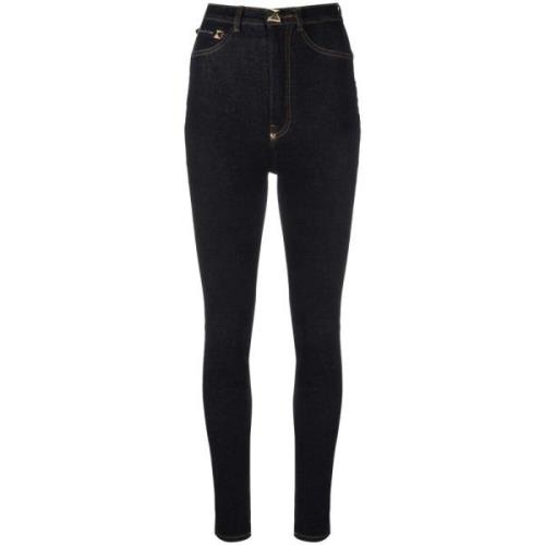 Blå Skinny High Waist Jegging