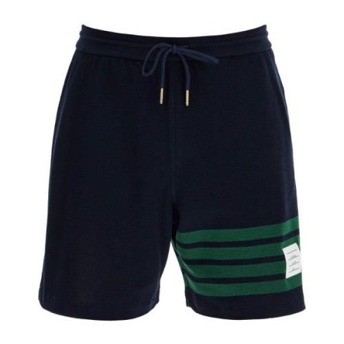 4-Bar Bomull Bermuda Shorts