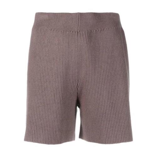 Brun Cashmere Bomull Casual Shorts